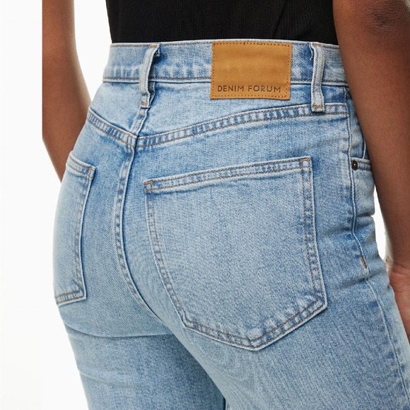 Denim Forum The Yoko High Rise Slim - Picture 1 of 9
